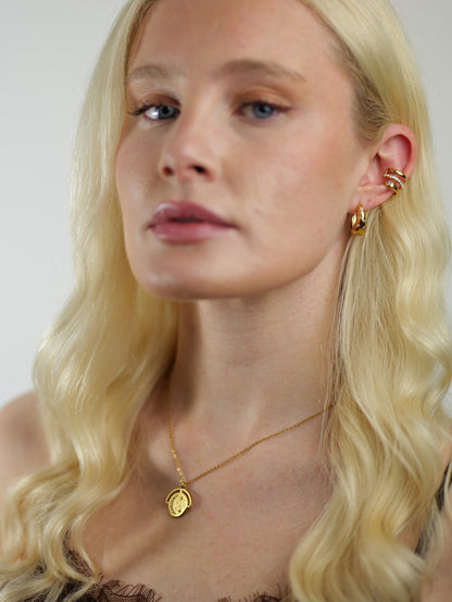 gold-crystal-celestial-coin-pendant-necklace-tarnish-free-jewellery-waterproof-stainless-steel