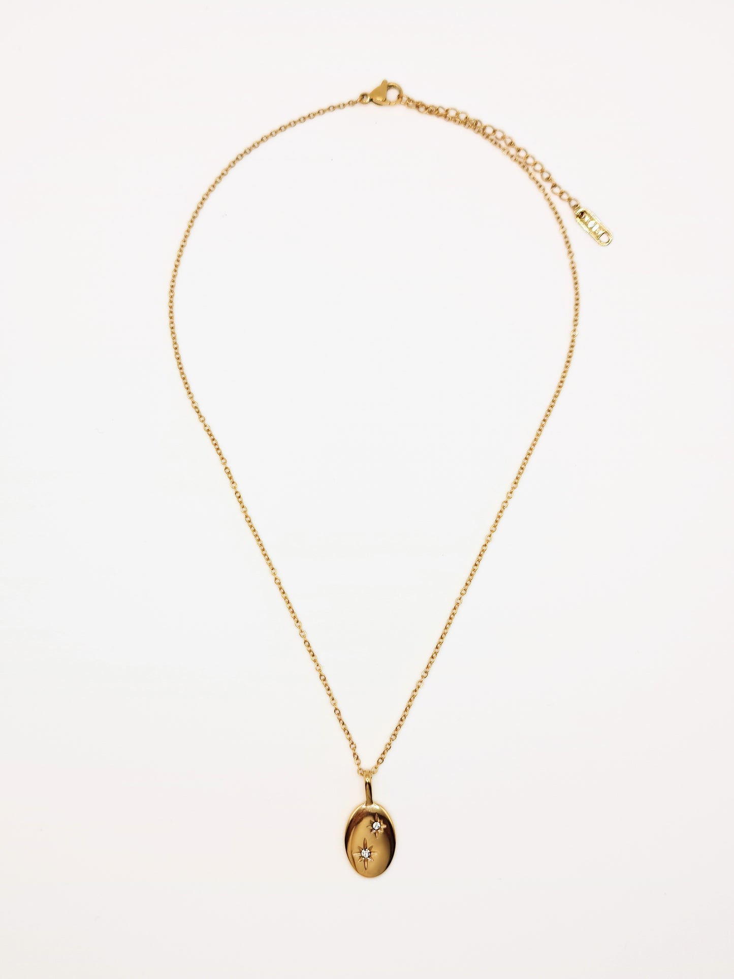 gold-crystal-celestial-oval-pendant-necklace-stainless-steel-tarnish-free-jewellery-waterproof