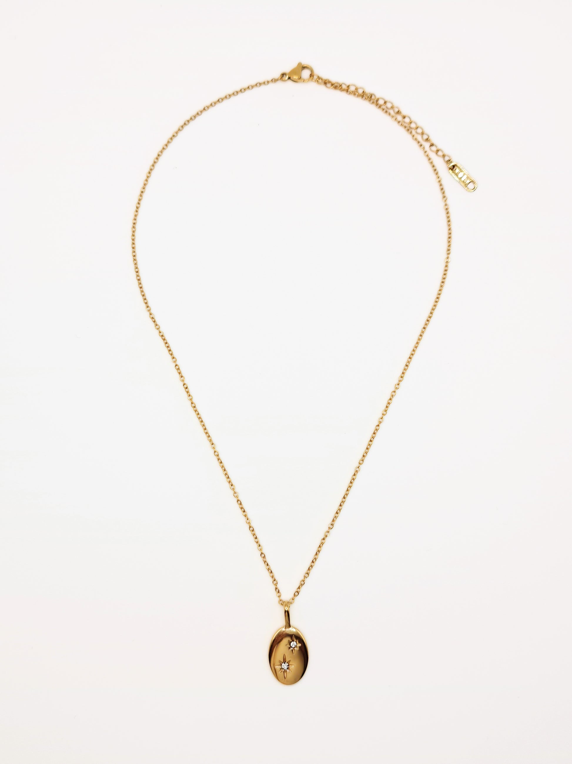 gold-crystal-celestial-oval-pendant-necklace-stainless-steel-tarnish-free-jewellery-waterproof