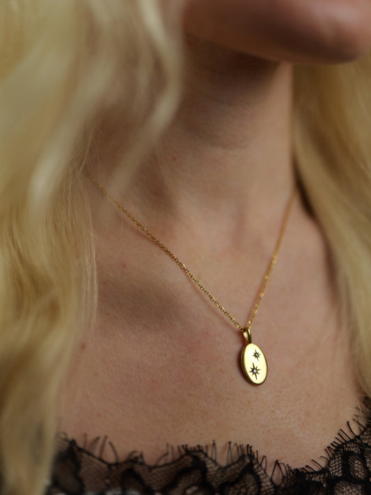 gold-crystal-celestial-oval-pendant-necklace-stainless-steel-tarnish-free-jewellery-waterproof