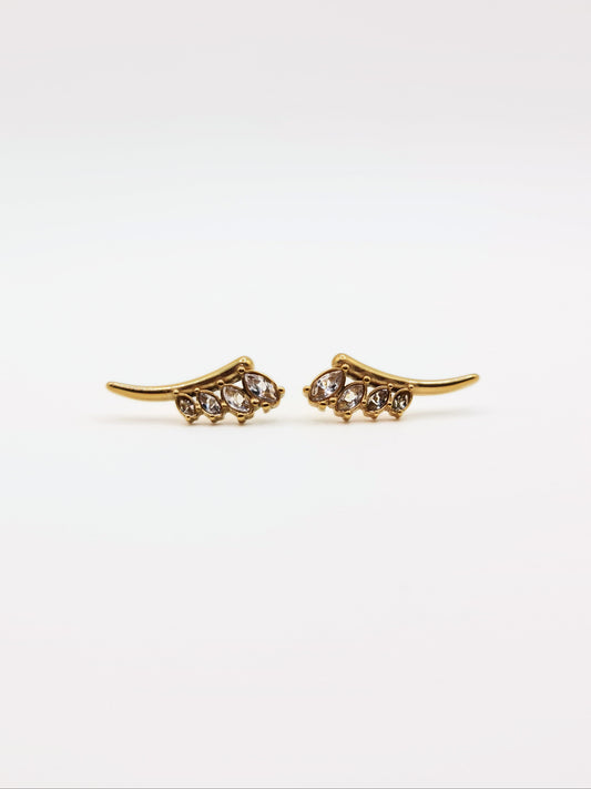 gold-crystal-lobe-crawler-climber-stud-earrings-stainless-steel-tarnish-free-jewellery-waterproof-2