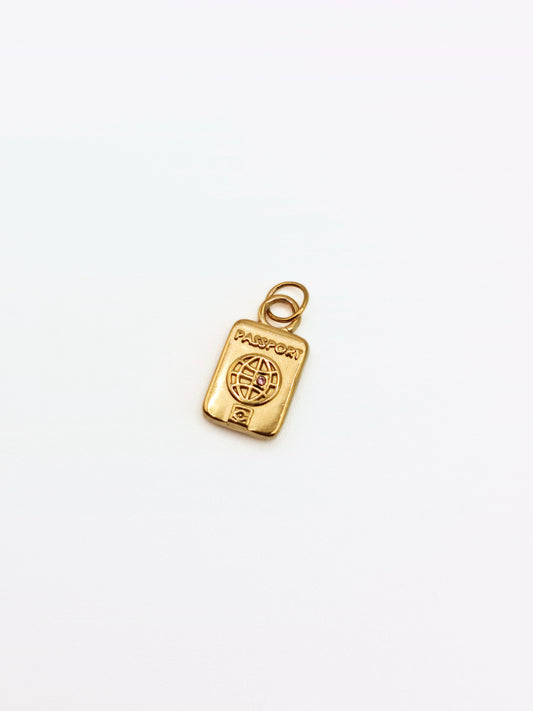 gold-crystal-passport-charm-necklace-tarnish-free-jewellery-waterproof-stainless-steel-2