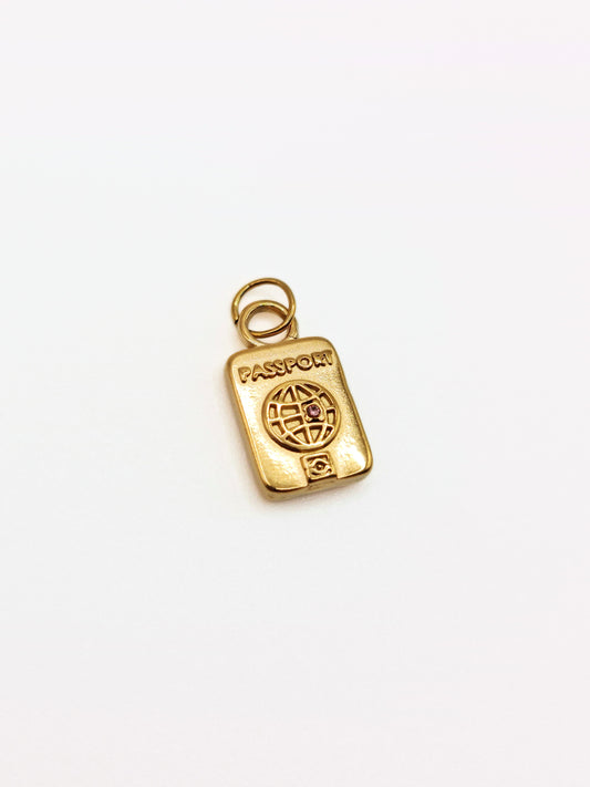 gold-crystal-passport-charm-necklace-tarnish-free-jewellery-waterproof-stainless-steel-2