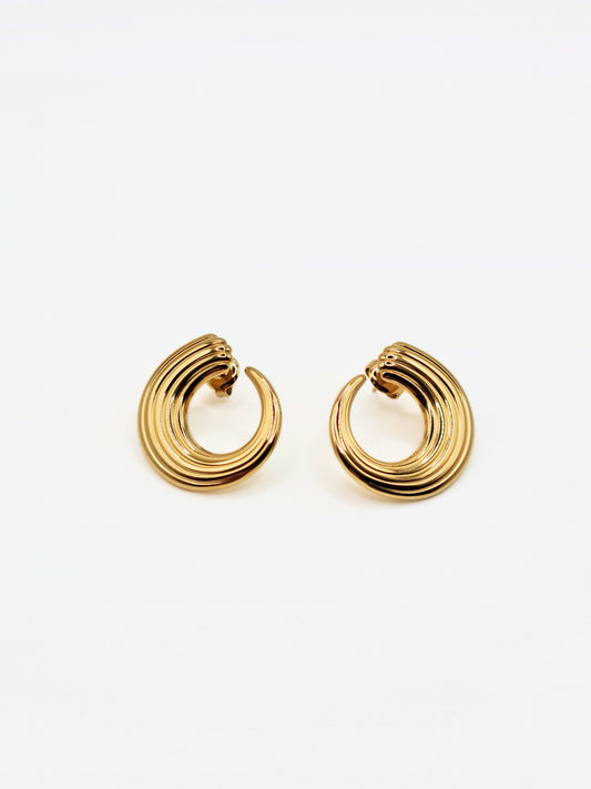 gold-horn-stud-earrings-stainless-steel-tarnish-free-jewellery-waterproof-ember-and-stone-1