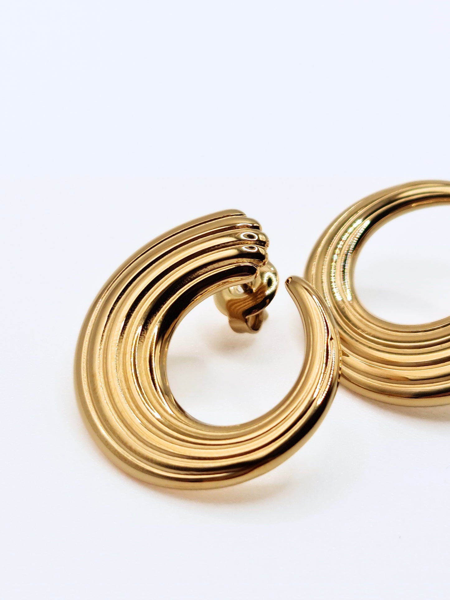 gold-horn-stud-earrings-stainless-steel-tarnish-free-jewellery-waterproof-ember-and-stone-1