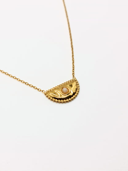 gold-moonstone-natural-stone-semi-precious-pendant-necklace-stainless-steel-tarnish-free-jewellery-waterproof-ember-and-stone-1