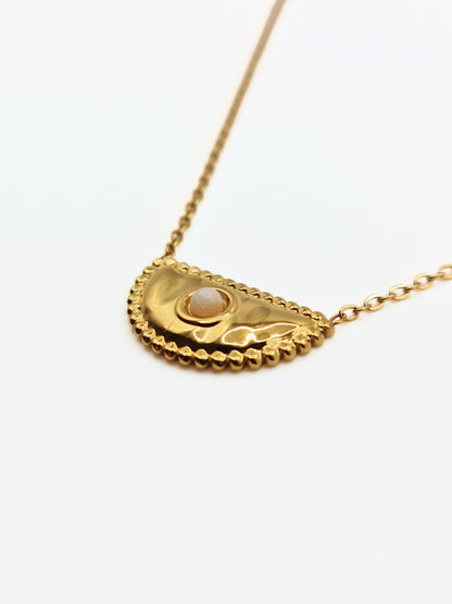 gold-moonstone-natural-stone-semi-precious-pendant-necklace-stainless-steel-tarnish-free-jewellery-waterproof-ember-and-stone-1