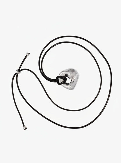 gold-organic-metal-pendant-rope-necklace-stainless-steel-tarnish-free-jewellery-waterproof-ember-and-stone-6