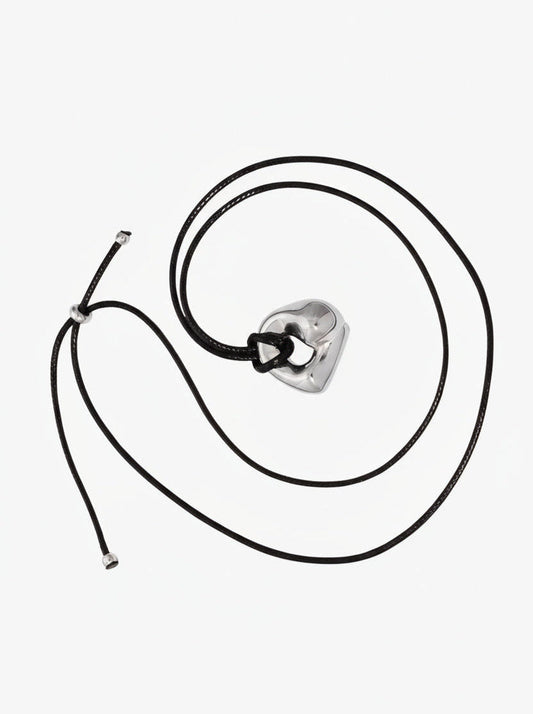 gold-organic-metal-pendant-rope-necklace-stainless-steel-tarnish-free-jewellery-waterproof-ember-and-stone-6