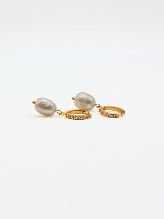 gold-organic-natural-freshwater-pearl-crystal-drop-earrings-stainless-steel-tarnish-free-jewellery-waterproof-ember-and-stone-4