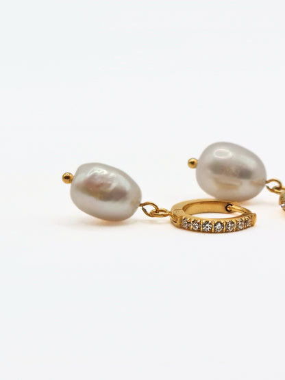 gold-organic-natural-freshwater-pearl-crystal-drop-earrings-stainless-steel-tarnish-free-jewellery-waterproof-ember-and-stone-4