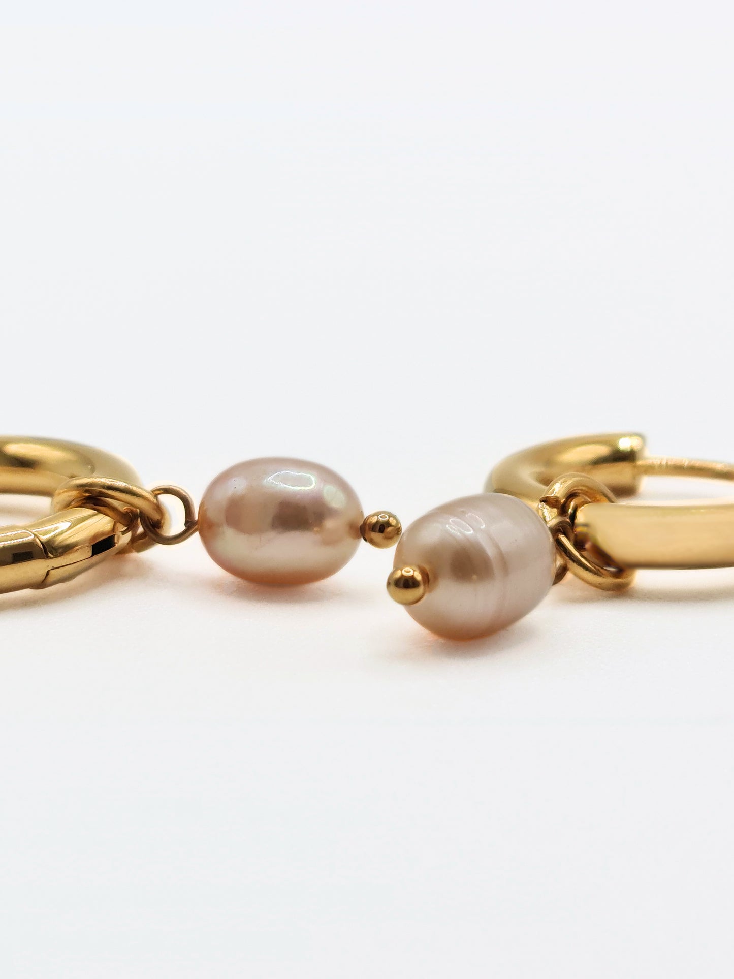 gold-organic-natural-freshwater-real-pink-pearl-drop-hoop-earrings-stainless-steel-tarnish-free-jewellery-waterproof-ember-and-stone-3