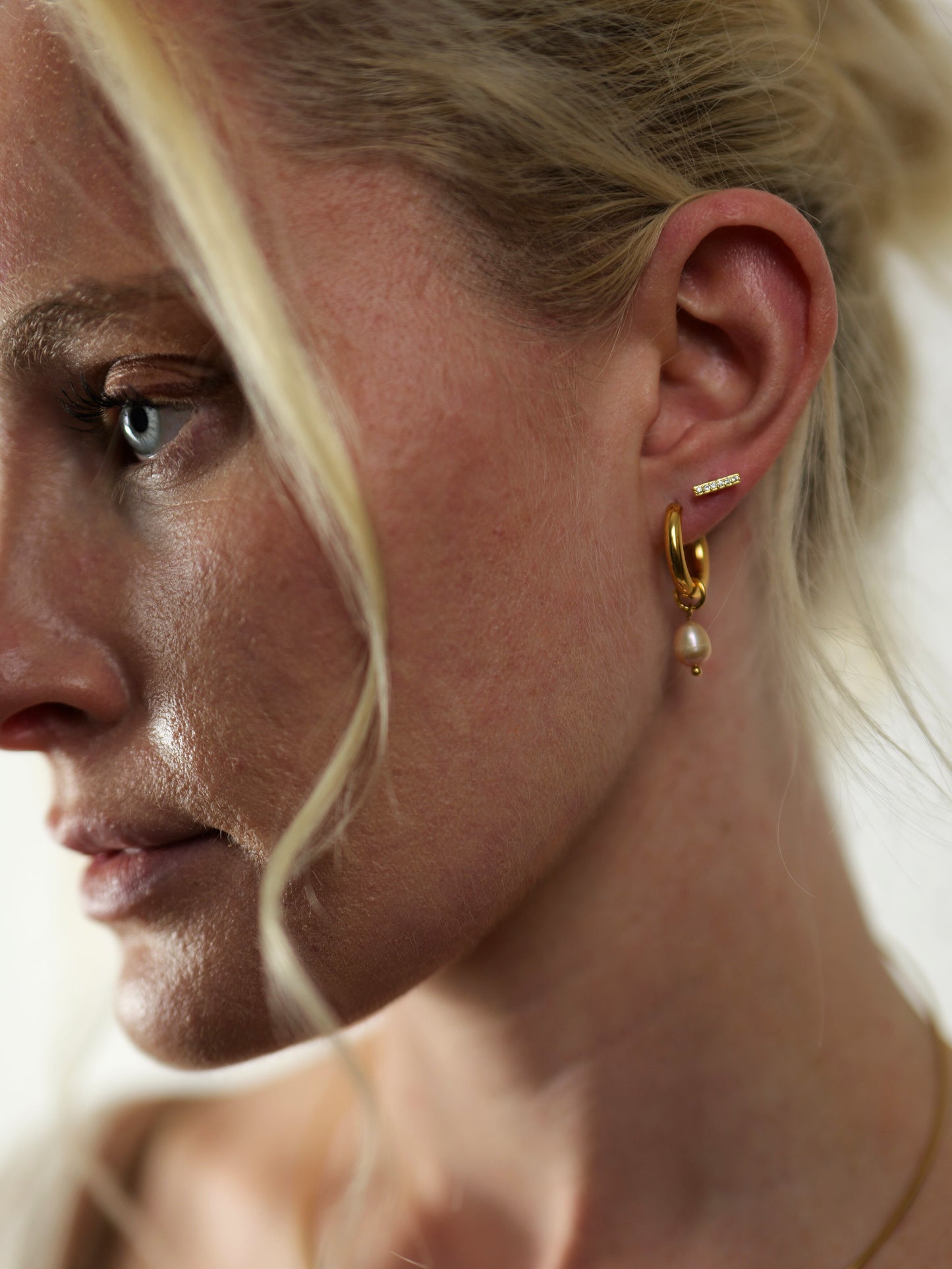 gold-organic-natural-freshwater-real-pink-pearl-drop-hoop-earrings-stainless-steel-tarnish-free-jewellery-waterproof-ember-and-stone-3