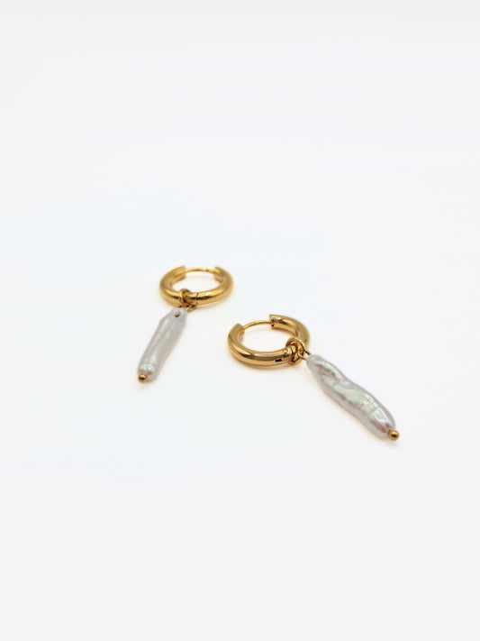 gold-organic-natural-freshwater-real-stick-pearl-drop-hoop-earrings-stainless-steel-tarnish-free-jewellery-waterproof-ember-and-stone-1