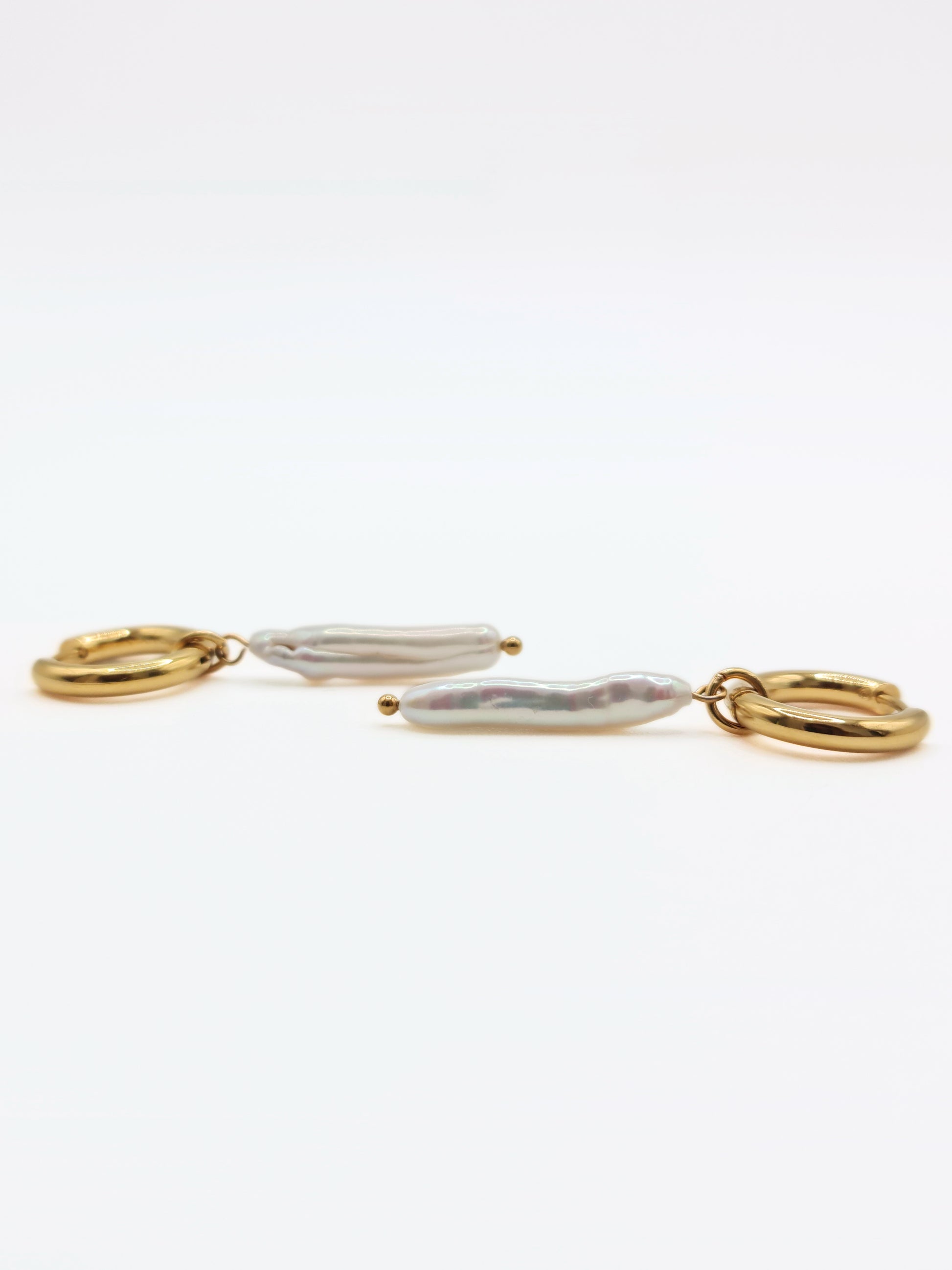 gold-organic-natural-freshwater-real-stick-pearl-drop-hoop-earrings-stainless-steel-tarnish-free-jewellery-waterproof-ember-and-stone-1
