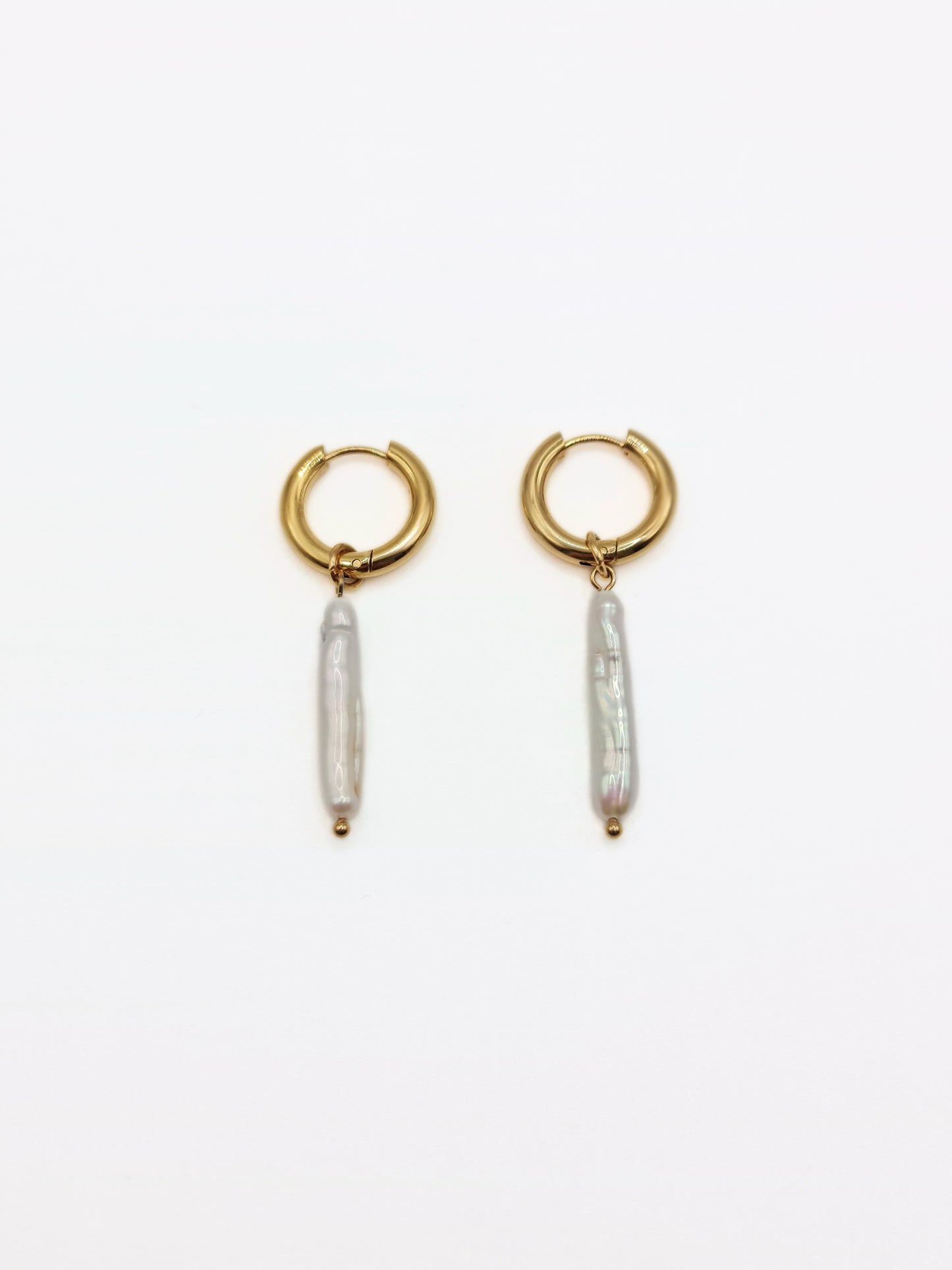 gold-organic-natural-freshwater-real-stick-pearl-drop-hoop-earrings-stainless-steel-tarnish-free-jewellery-waterproof-ember-and-stone-1