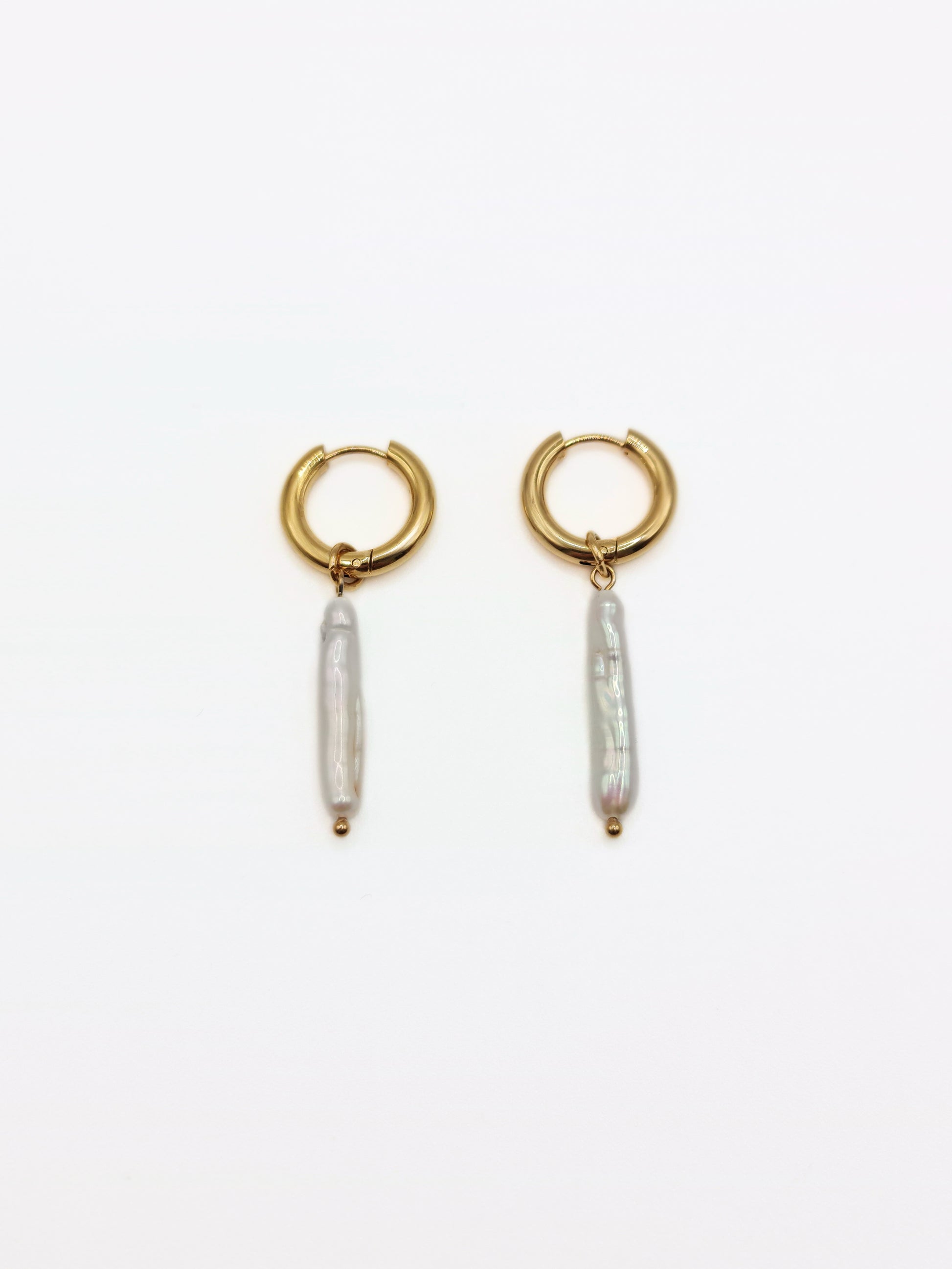 gold-organic-natural-freshwater-real-stick-pearl-drop-hoop-earrings-stainless-steel-tarnish-free-jewellery-waterproof-ember-and-stone-1