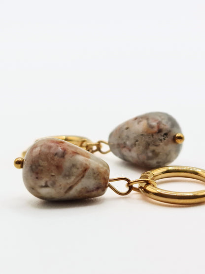 gold-picture-jasper-gemstone-natural-stone-semi-precious-drop-hoop-earrings-stainless-steel-tarnish-free-jewellery-waterproof-ember-and-stone-4