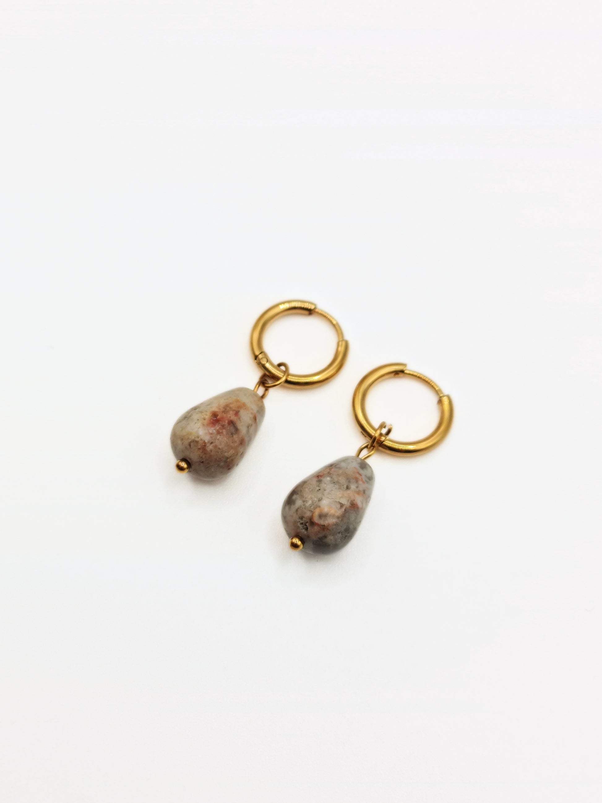 gold-picture-jasper-gemstone-natural-stone-semi-precious-drop-hoop-earrings-stainless-steel-tarnish-free-jewellery-waterproof-ember-and-stone-4