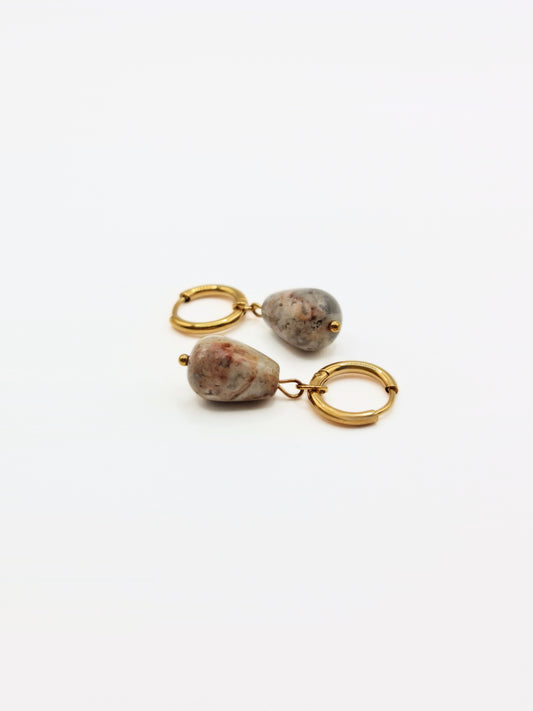 gold-picture-jasper-gemstone-natural-stone-semi-precious-drop-hoop-earrings-stainless-steel-tarnish-free-jewellery-waterproof-ember-and-stone-4