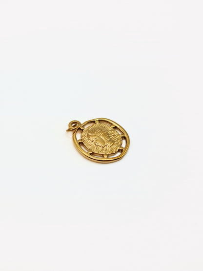 The Charm Shop 18k Gold Plated Roman Coin DIY Charm- Waterproof & Tarnish-Free