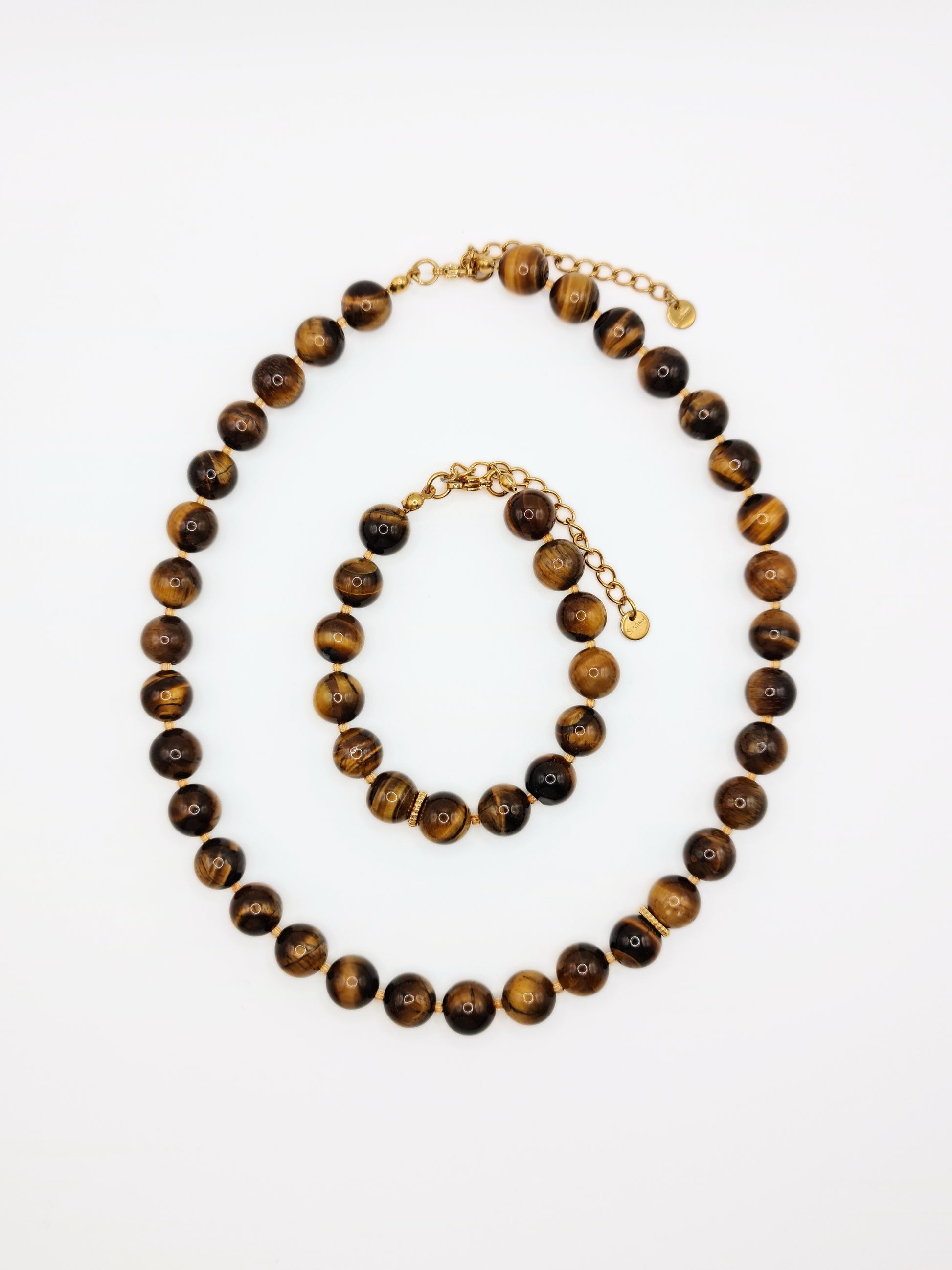 gold-tigers-eye-beaded-natural-stone-gemstone-semi-precious-necklace-stainless-steel-tarnish-free-jewellery-waterproof-ember-and-stone-1