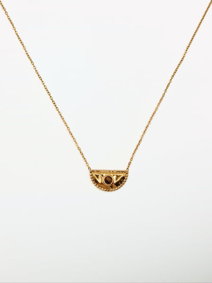 gold-tigers-eye-natural-stone-semi-precious-pendant-necklace-stainless-steel-tarnish-free-jewellery-waterproof-ember-and-stone-1