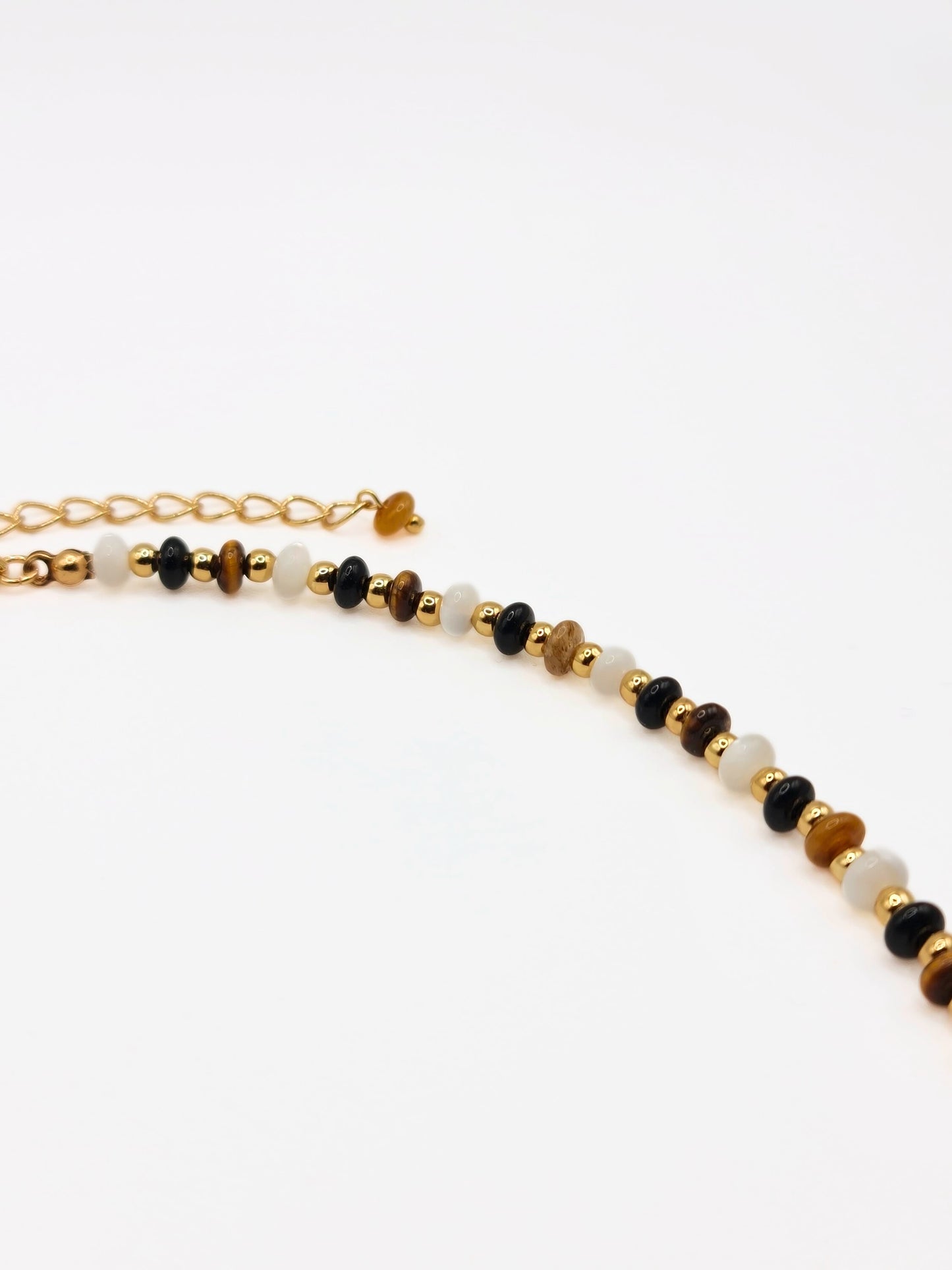 gold-tigers-eye-onyx-beaded-natural-stone-gemstone-semi-precious-necklace-stainless-steel-tarnish-free-jewellery-waterproof-ember-and-stone-1