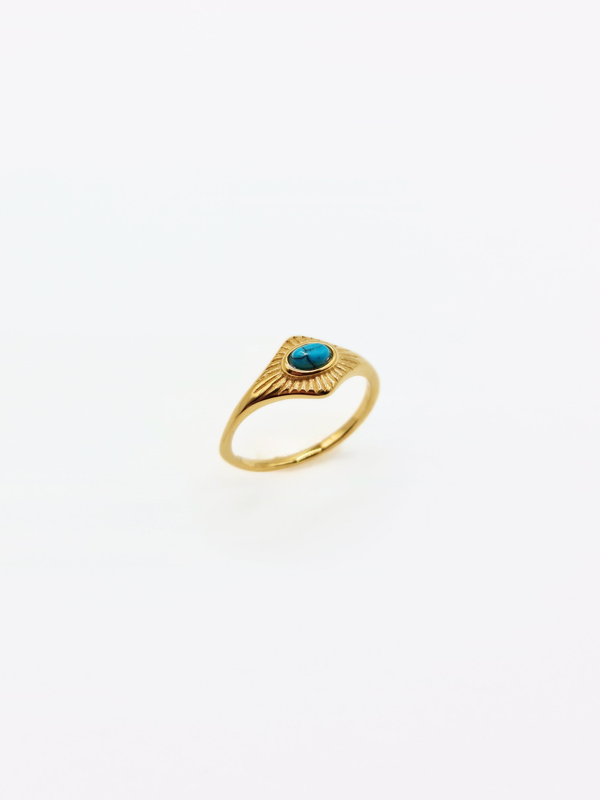 gold-turquoise-gemstone-natural-stone-semi-precious-stacking-ring-vintage-stainless-steel-tarnish-free-jewellery-waterproof-ember-and-stone-1