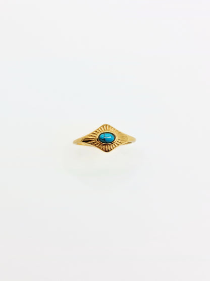 gold-turquoise-gemstone-natural-stone-semi-precious-stacking-ring-vintage-stainless-steel-tarnish-free-jewellery-waterproof-ember-and-stone-1