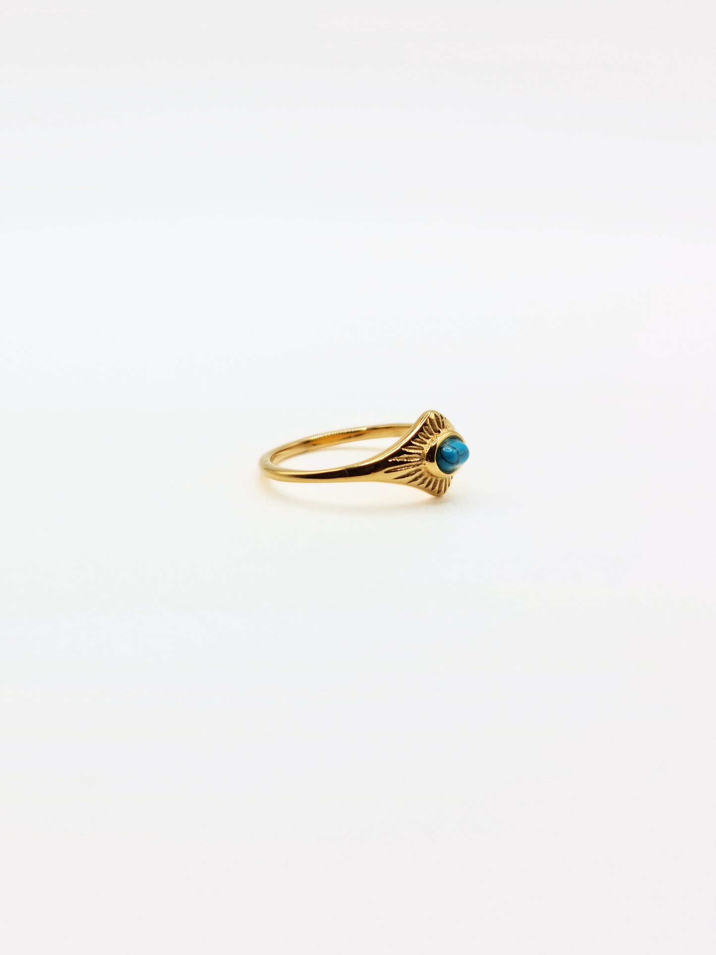 gold-turquoise-gemstone-natural-stone-semi-precious-stacking-ring-vintage-stainless-steel-tarnish-free-jewellery-waterproof-ember-and-stone-1