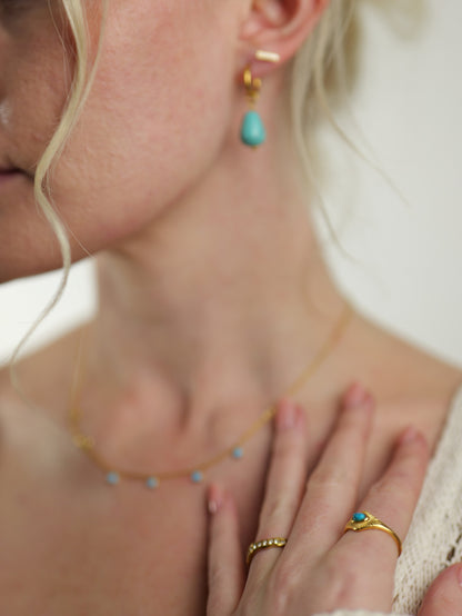 gold-turquoise-gemstone-natural-stone-semi-precious-stacking-ring-vintage-stainless-steel-tarnish-free-jewellery-waterproof-ember-and-stone-1