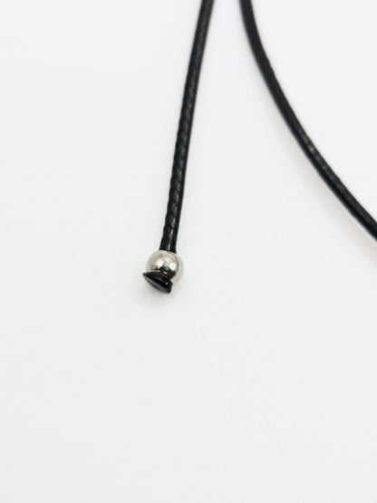 The Hepworth Silver Finish Tarnish-Free Metal Plate Rope Tie Necklace
