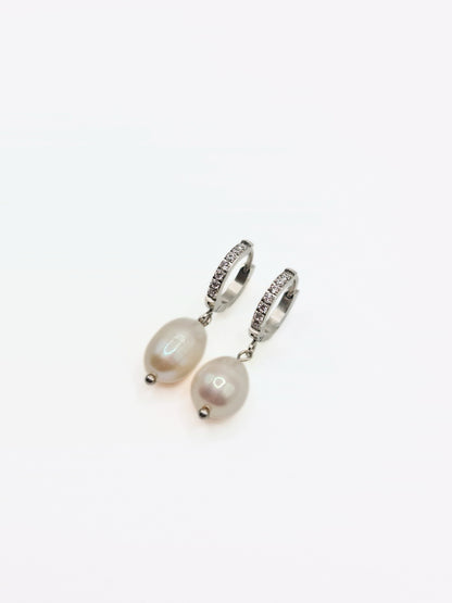 silver-organic-natural-freshwater-pearl-crystal-drop-earrings-stainless-steel-tarnish-free-jewellery-waterproof-ember-and-stone-1