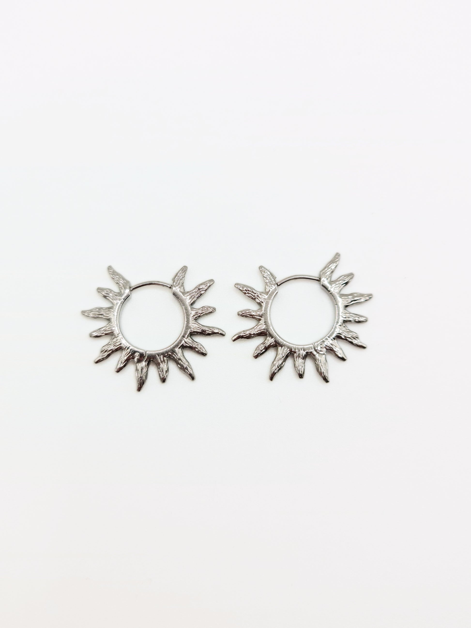 silver-sun-hoop-earrings-stainless-steel-tarnish-free-jewellery-waterproof-ember-and-stone-1