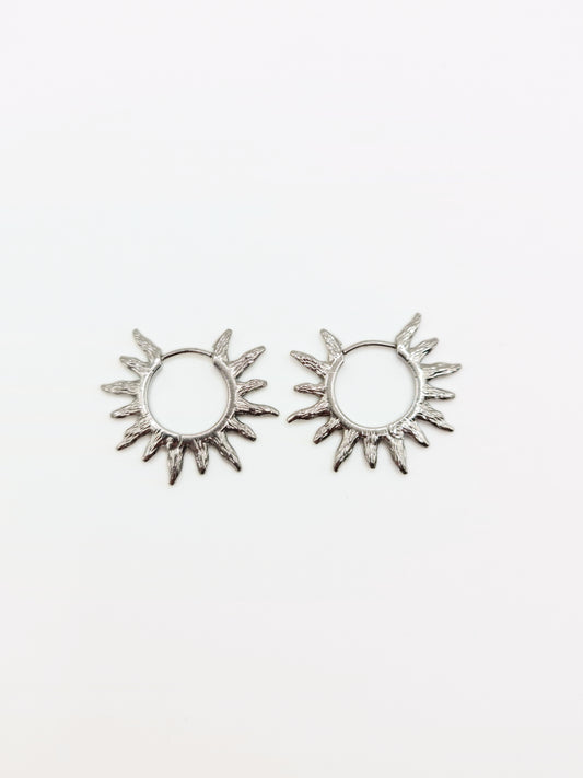 silver-sun-hoop-earrings-stainless-steel-tarnish-free-jewellery-waterproof-ember-and-stone-1