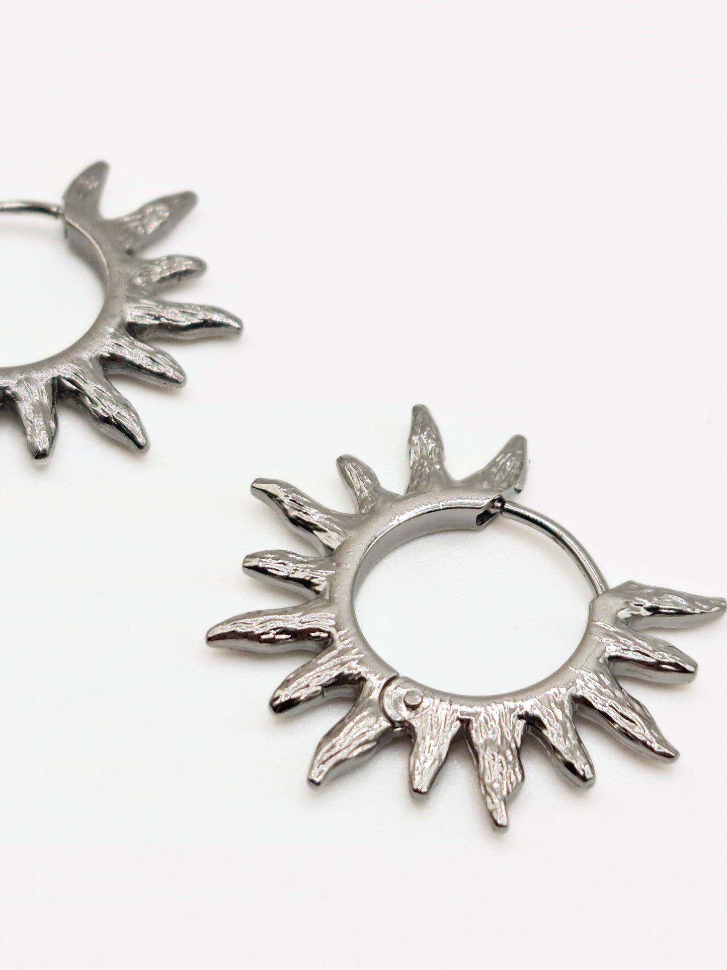 silver-sun-hoop-earrings-stainless-steel-tarnish-free-jewellery-waterproof-ember-and-stone-1