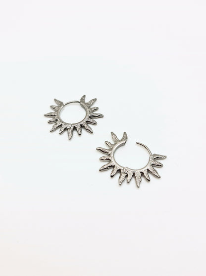 silver-sun-hoop-earrings-stainless-steel-tarnish-free-jewellery-waterproof-ember-and-stone-1