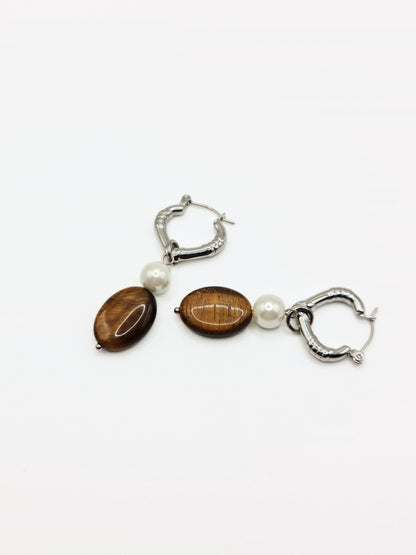 silver-tigers-eye-pearl-natural-stone-gemstone-semi-precious-drop-earrings-vintage-stainless-steel-tarnish-free-jewellery-waterproof-ember-and-stone-3