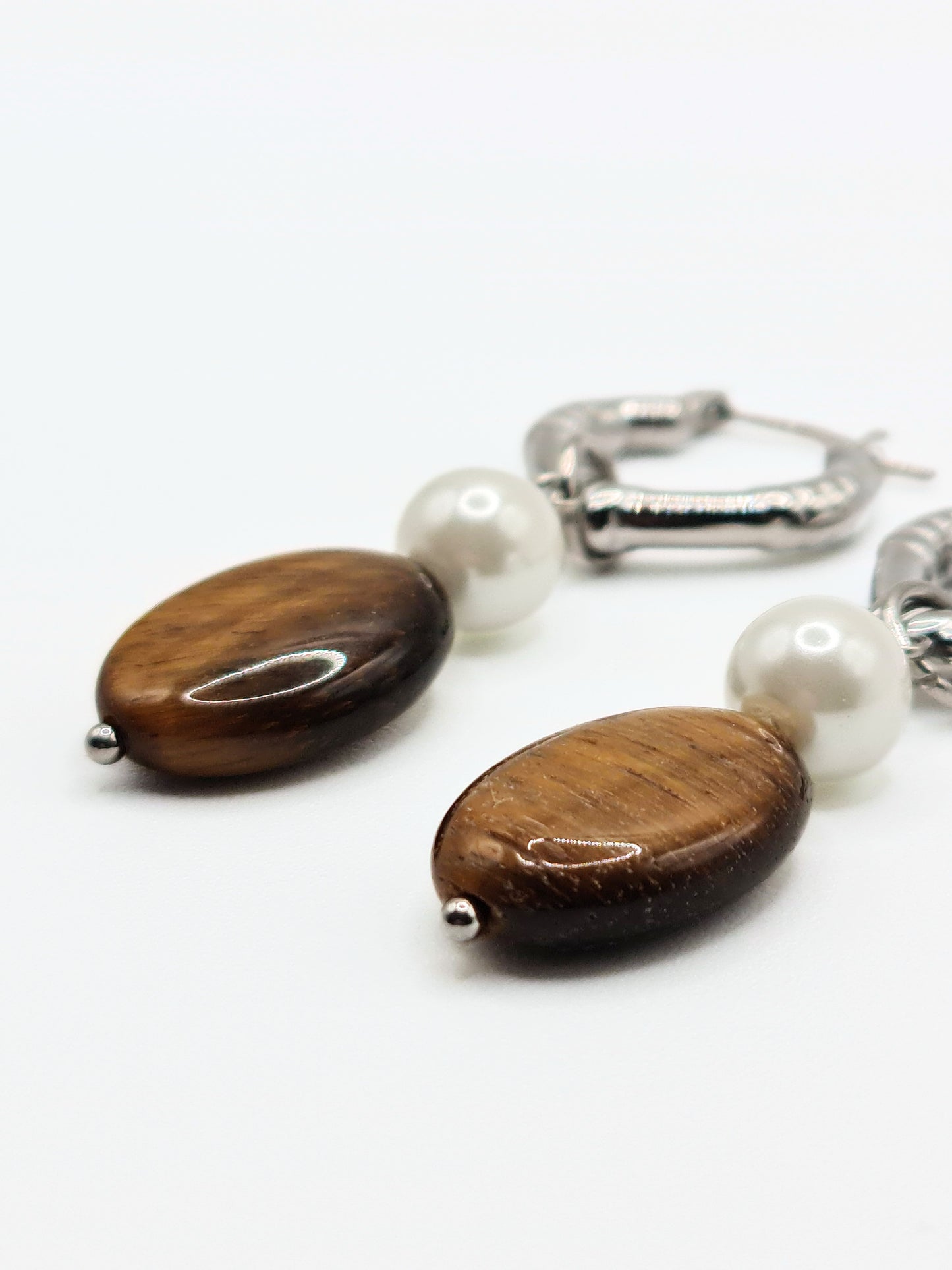 silver-tigers-eye-pearl-natural-stone-gemstone-semi-precious-drop-earrings-vintage-stainless-steel-tarnish-free-jewellery-waterproof-ember-and-stone-3