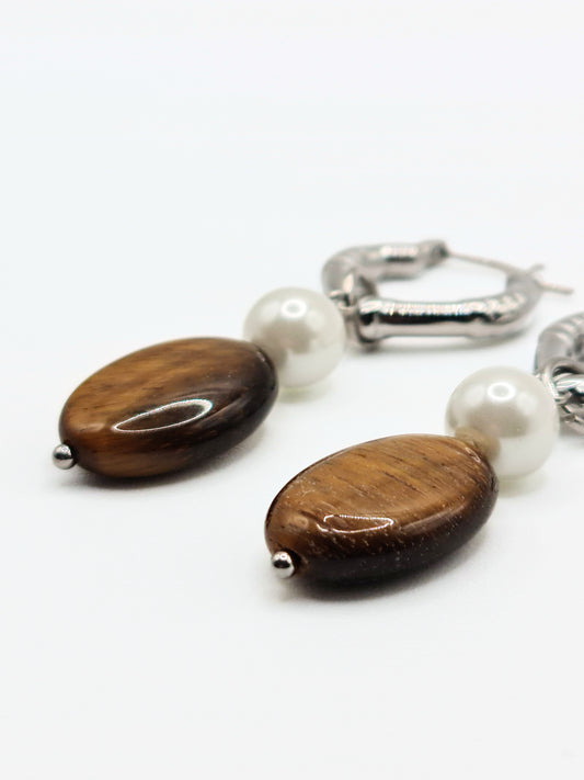 silver-tigers-eye-pearl-natural-stone-gemstone-semi-precious-drop-earrings-vintage-stainless-steel-tarnish-free-jewellery-waterproof-ember-and-stone-3
